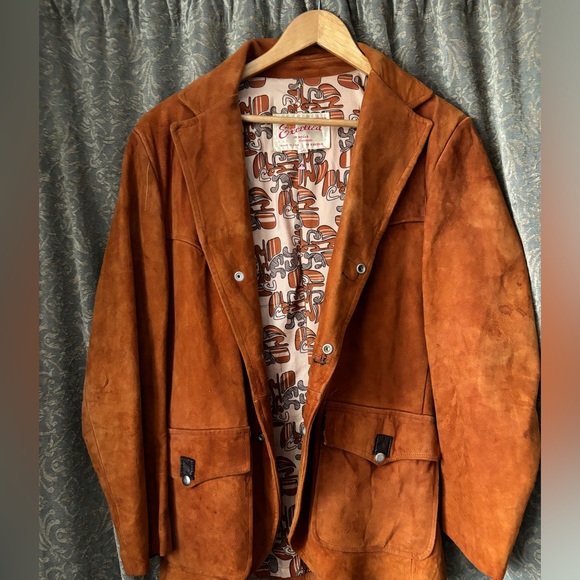Vintage Suede Leather Festival Jacket - Picture 5 of 6